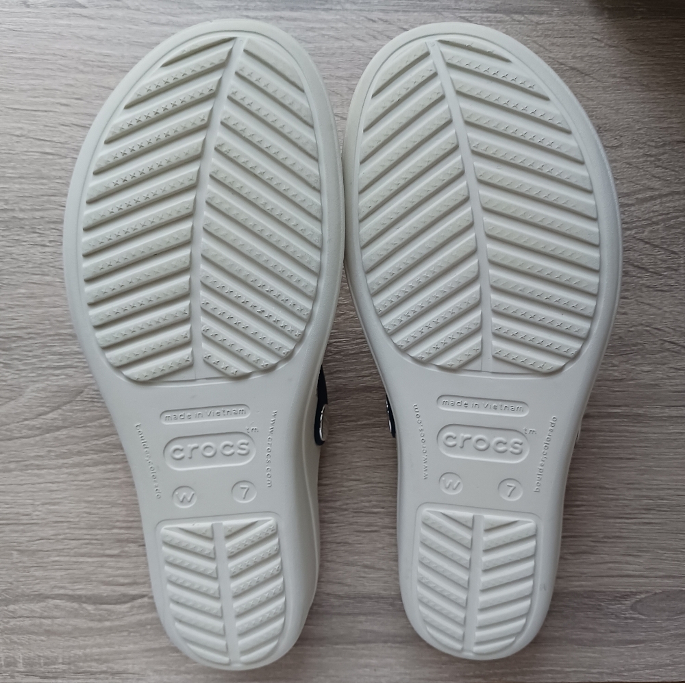 🌷 Crocs Sanrah Wedge Flip Flop Sandals - Picture 14 of 16